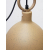 Lampa wisząca metalowa  Wabi Sabi z ozdobnym trzonem